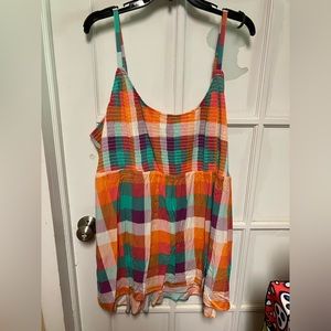 Torrid Buffalo Plaid Tank-NWT 4x